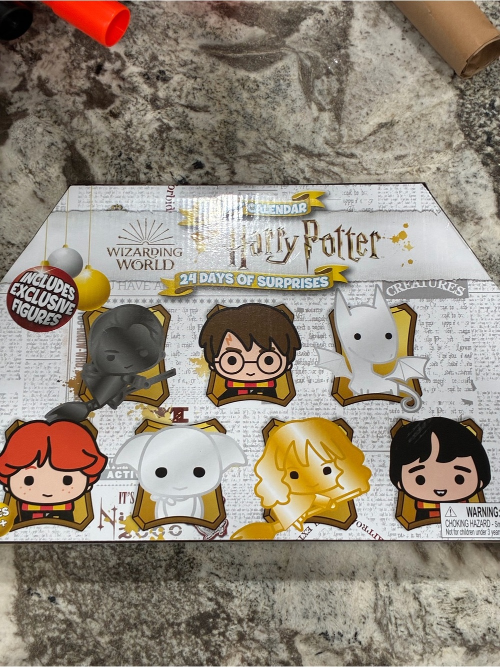 Harry Potter Kids Advent Calendar - Wizarding World White & Gold